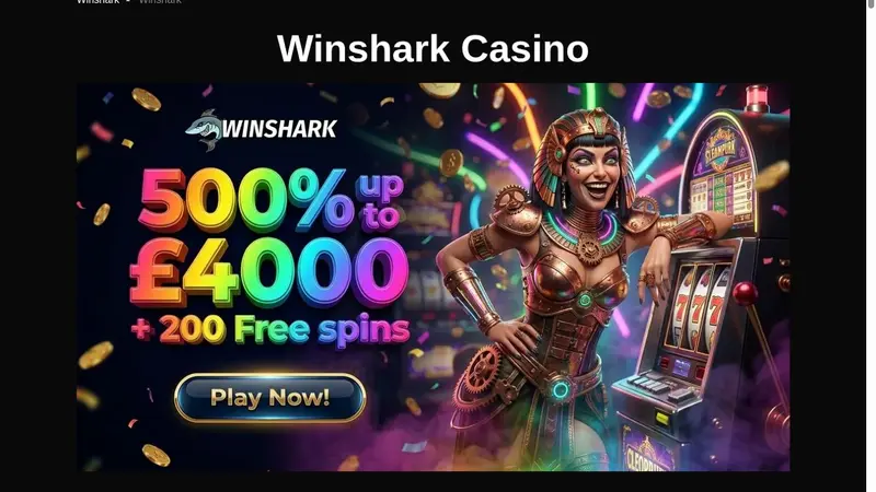 Winshark als bestes Online Casino ohne OASIS im Gesamttest